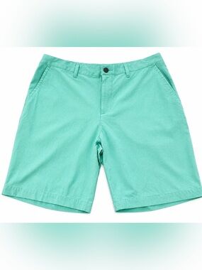Adidas Golf Shorts Size 34 Green Textured Performance Stretch HA6221